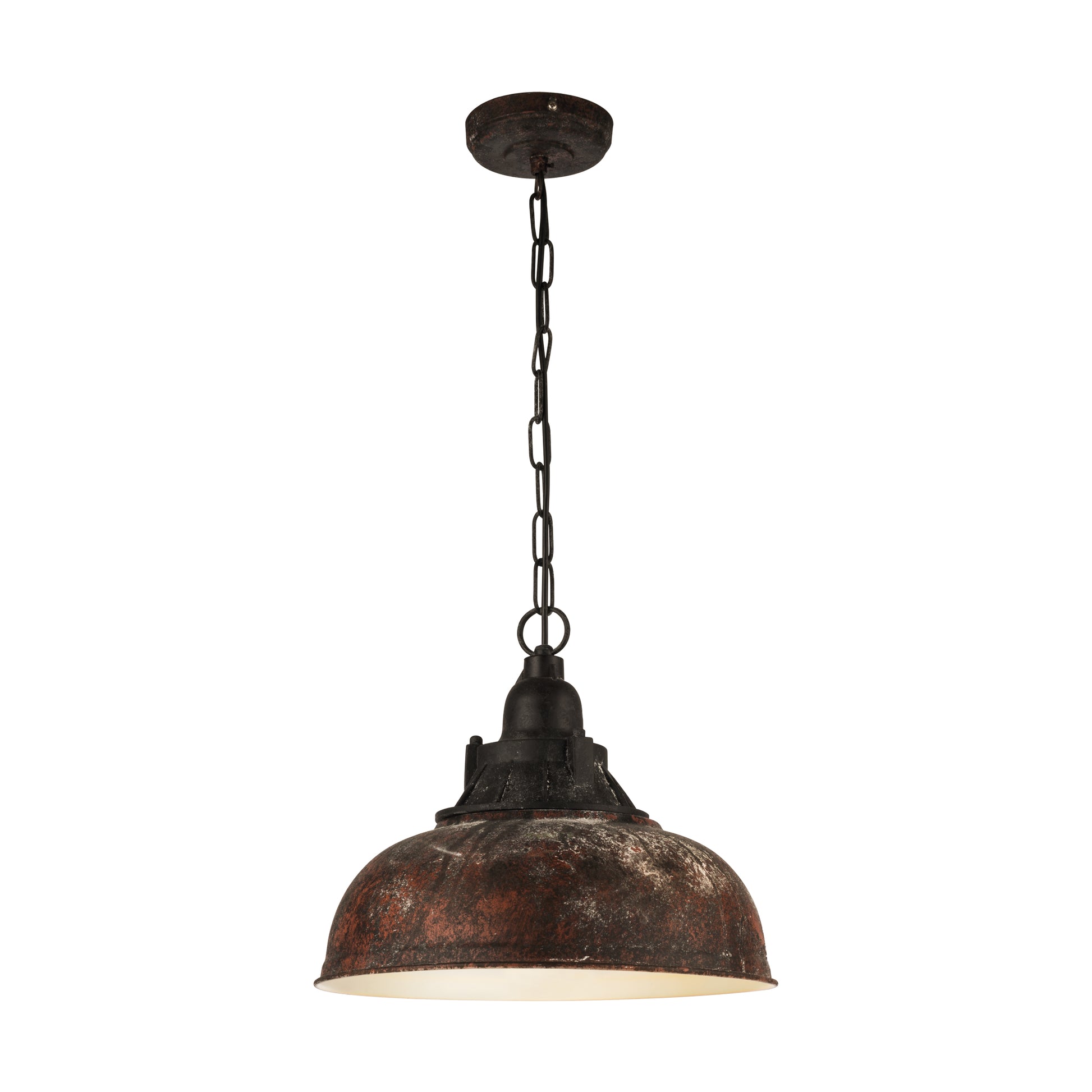EGLO Grantham 1 Deckenleuchte – Ø 37 × 110 cm, 60 W, dimmbar, Beige/Braun, exkl. E27