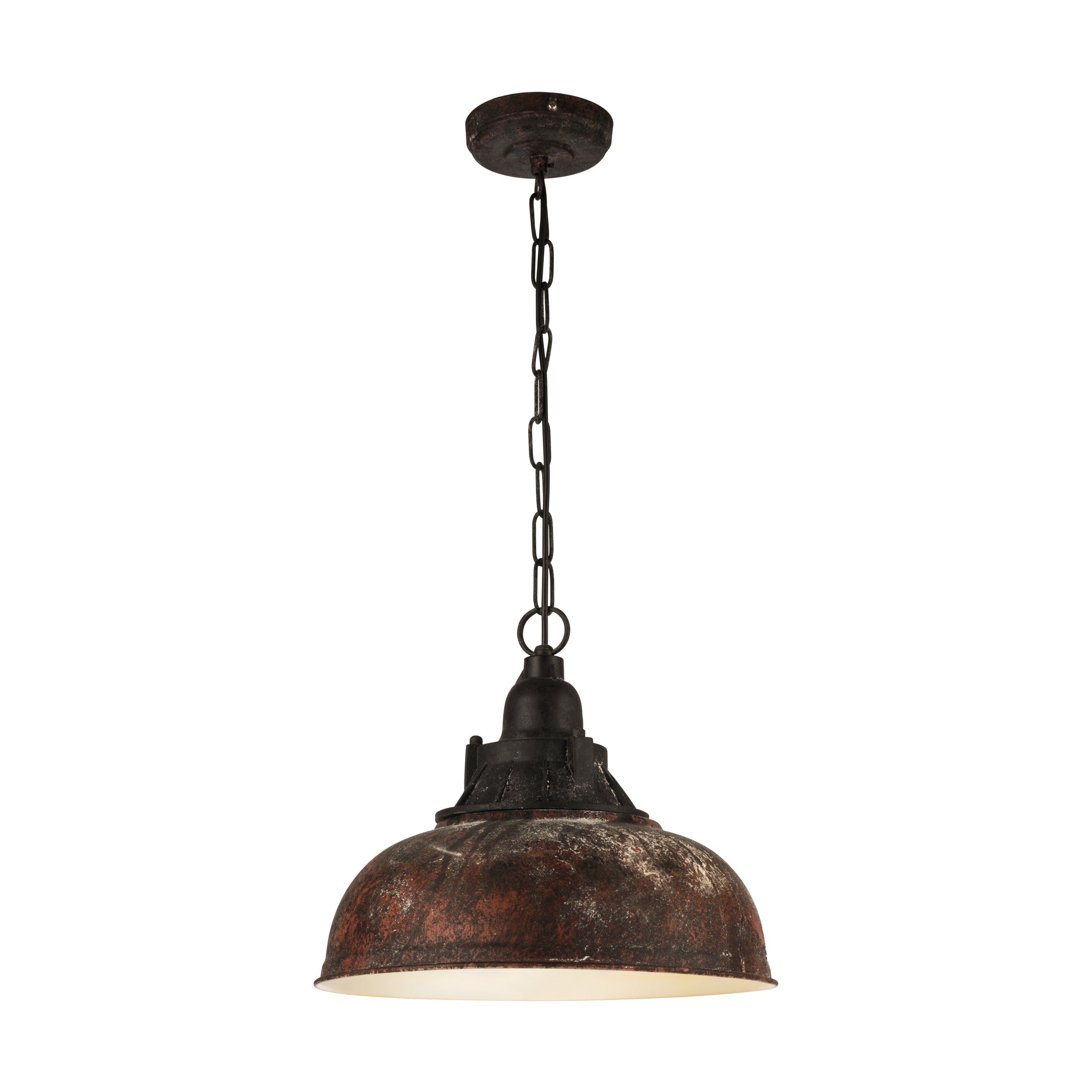 EGLO Grantham 1 Deckenleuchte – Ø 37 × 110 cm, 60 W, dimmbar, Beige/Braun, exkl. E27