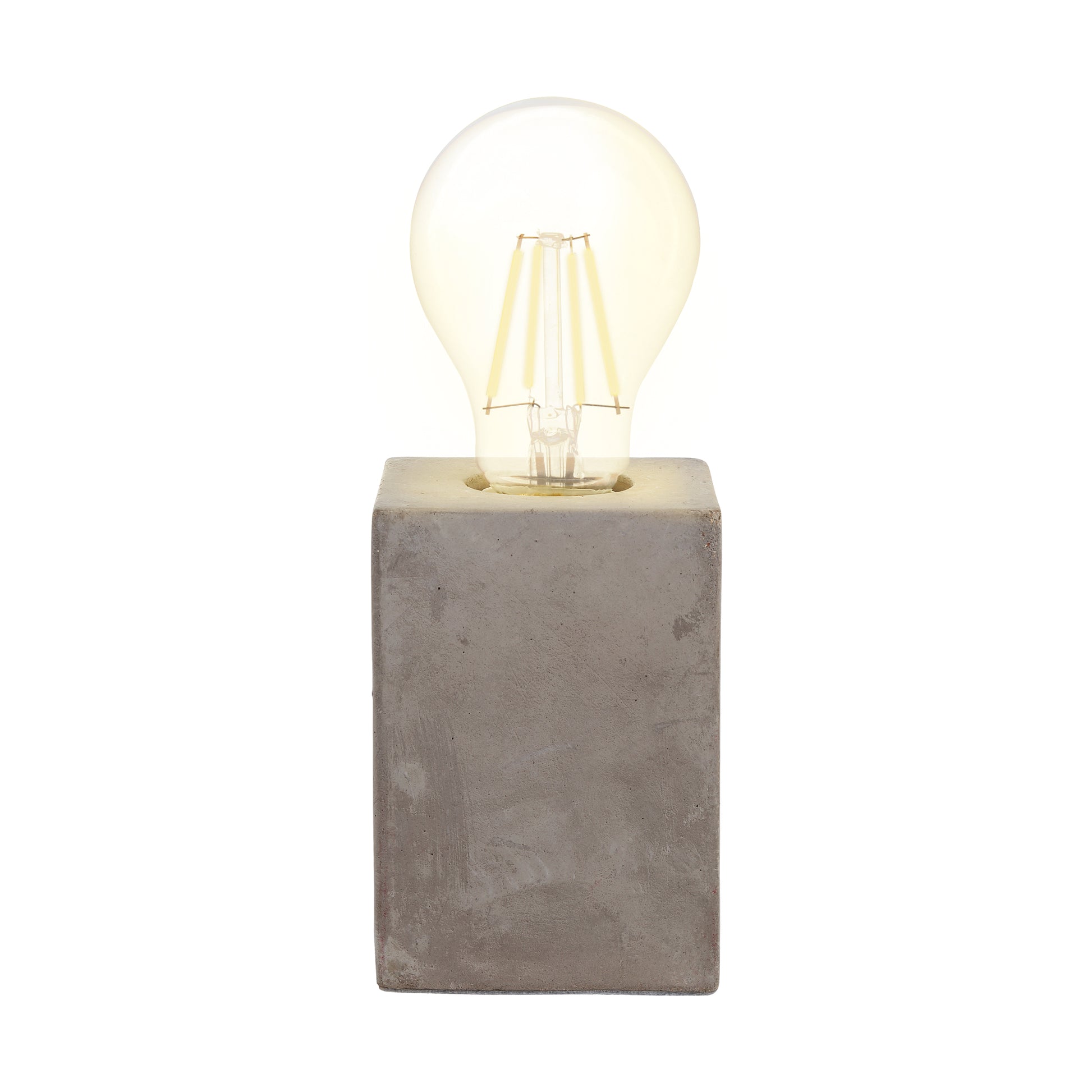 EGLO Tischleuchte Prestwick 49812 – E27, 13 cm, Keramik – Grau