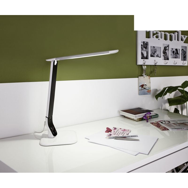 EGLO Tischleuchte Sellano – 630 lm, 4 W, 4500 K, dimmbar, weiss, Touch