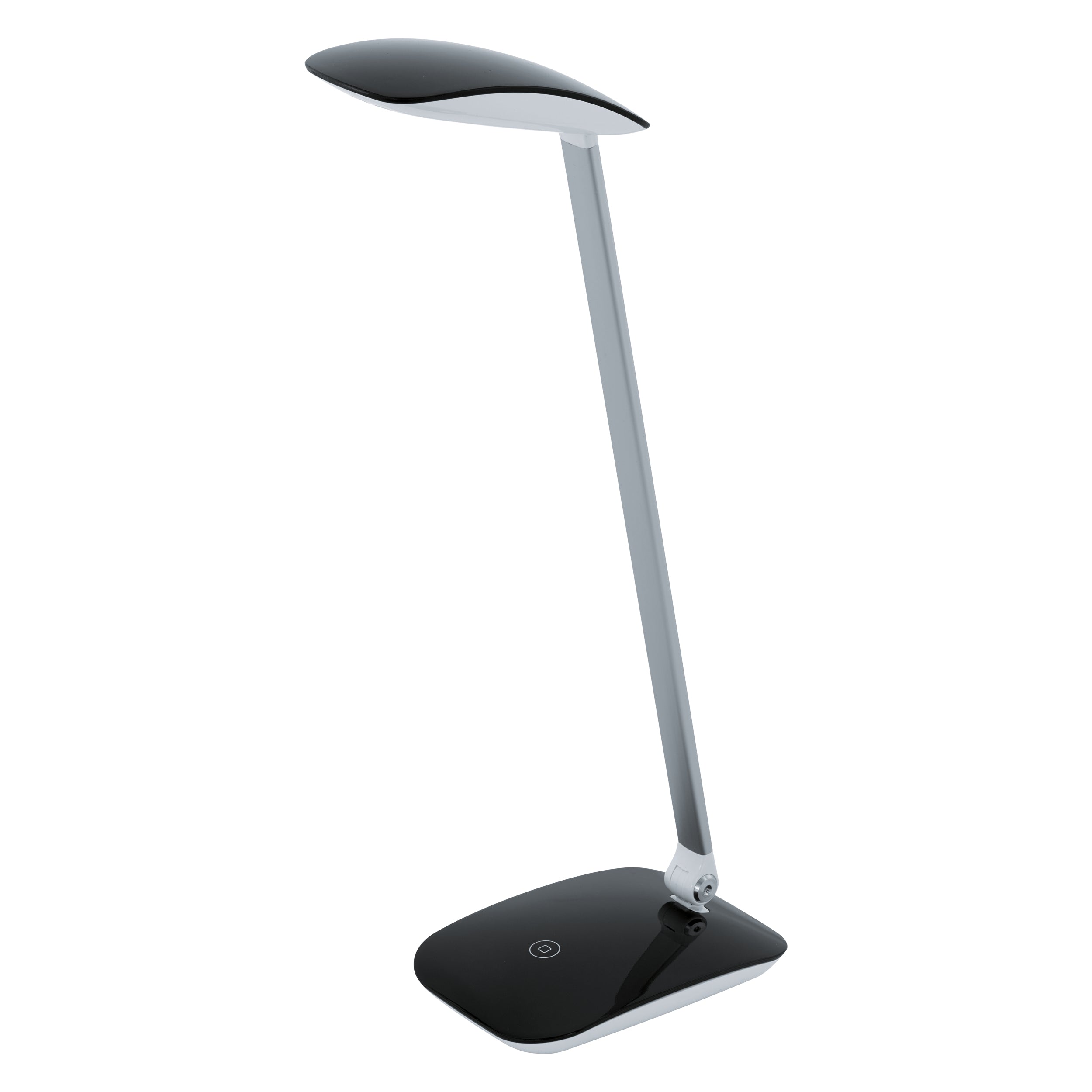 EGLO Tischleuchte CAJERO 1 – LED 4,5 W, 550 lm, 4000 K, dimmbar (Touch-Dimmer) – Schwarz