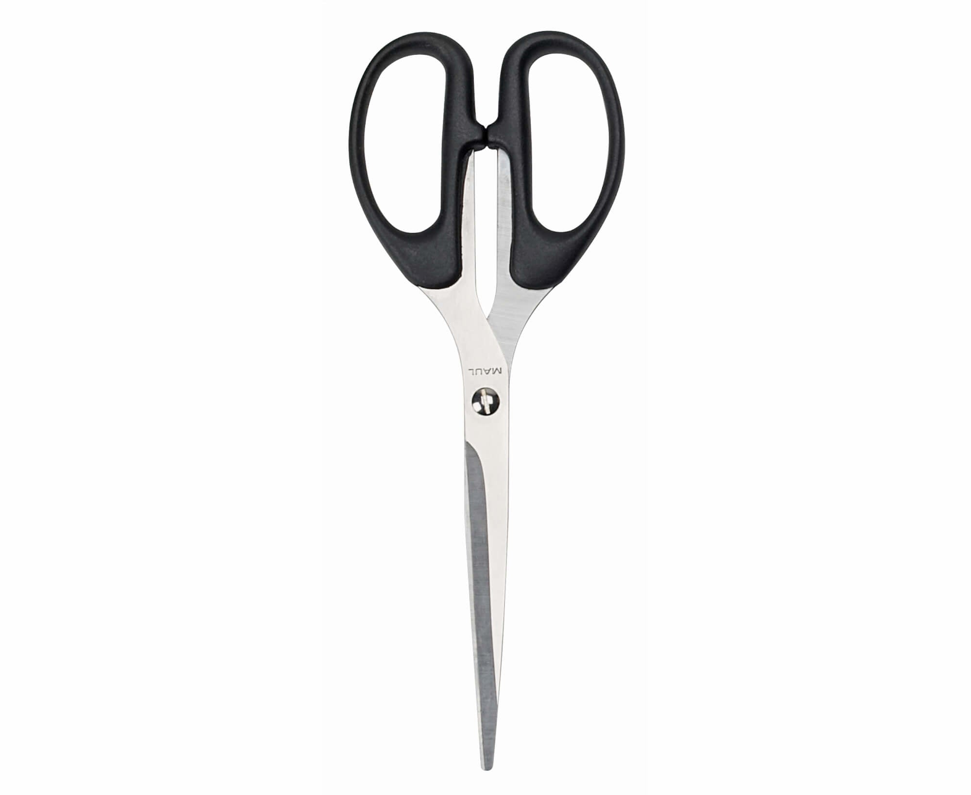 MAUL Schere 21,5 cm – Edelstahl, Kunststoffgriff, Schwarz
