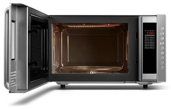 MEDION Kombi-Mikrowelle MD17495 – 23 l, Grill & Heissluft, 800 W – Grau