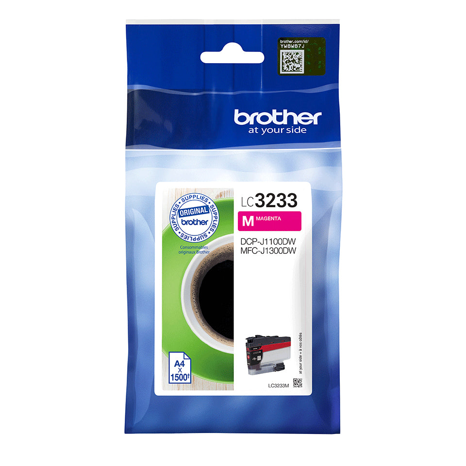 Brother Tintenpatrone (Magenta), bis zu 1500 Seiten, für DCP-J1100DW/MFC-J1300DW