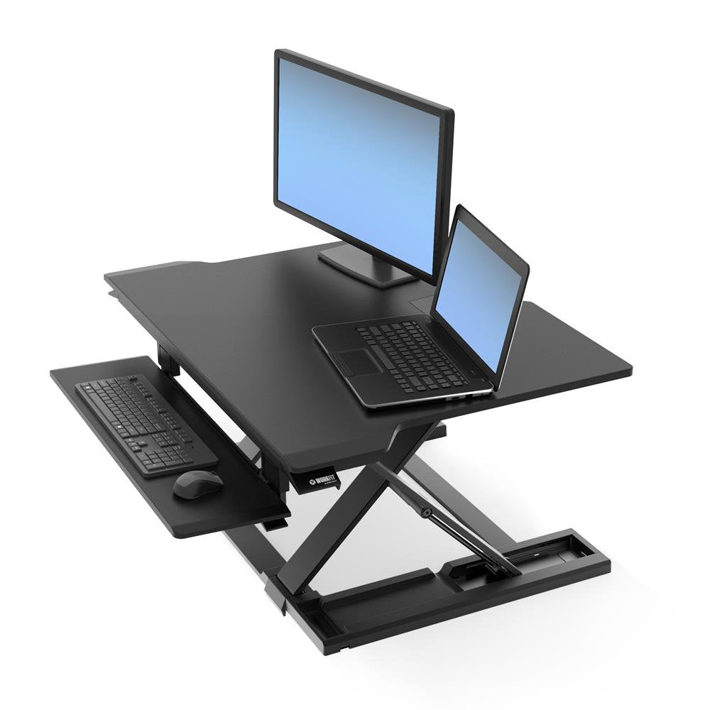 Ergotron WorkFit-TX – Stehtisch – Schwarz – Höhenverstellbar