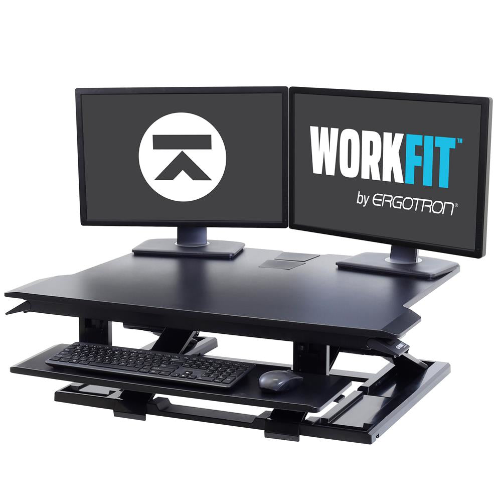 Ergotron WorkFit-TX – Stehtisch – Schwarz – Höhenverstellbar