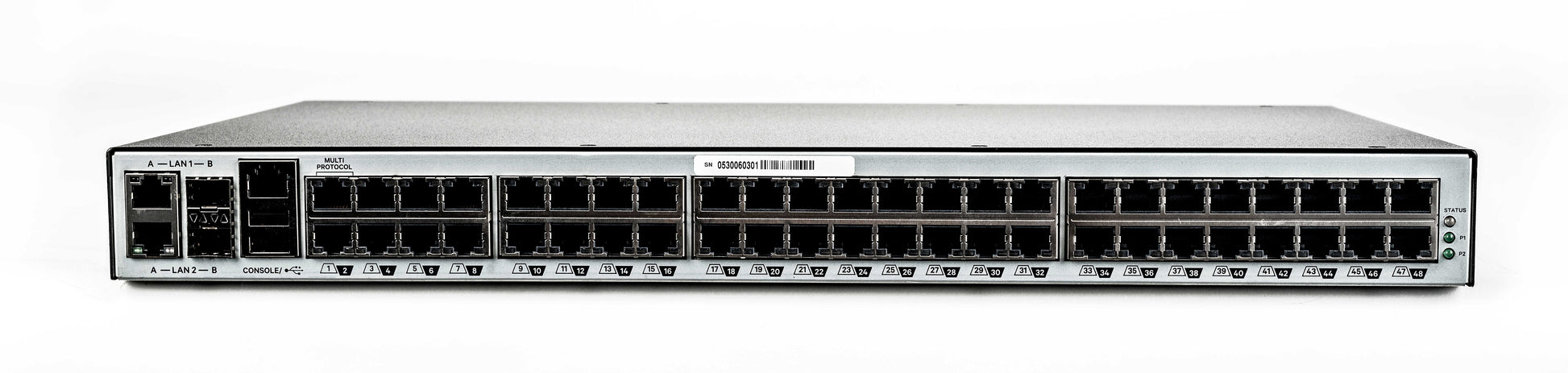 Vertiv Avocent ACS8048SAC-404 – Konsolenserver – 48×seriell (RJ-45), 2×GbE, 2×SFP, 19" Rack, Schwarz