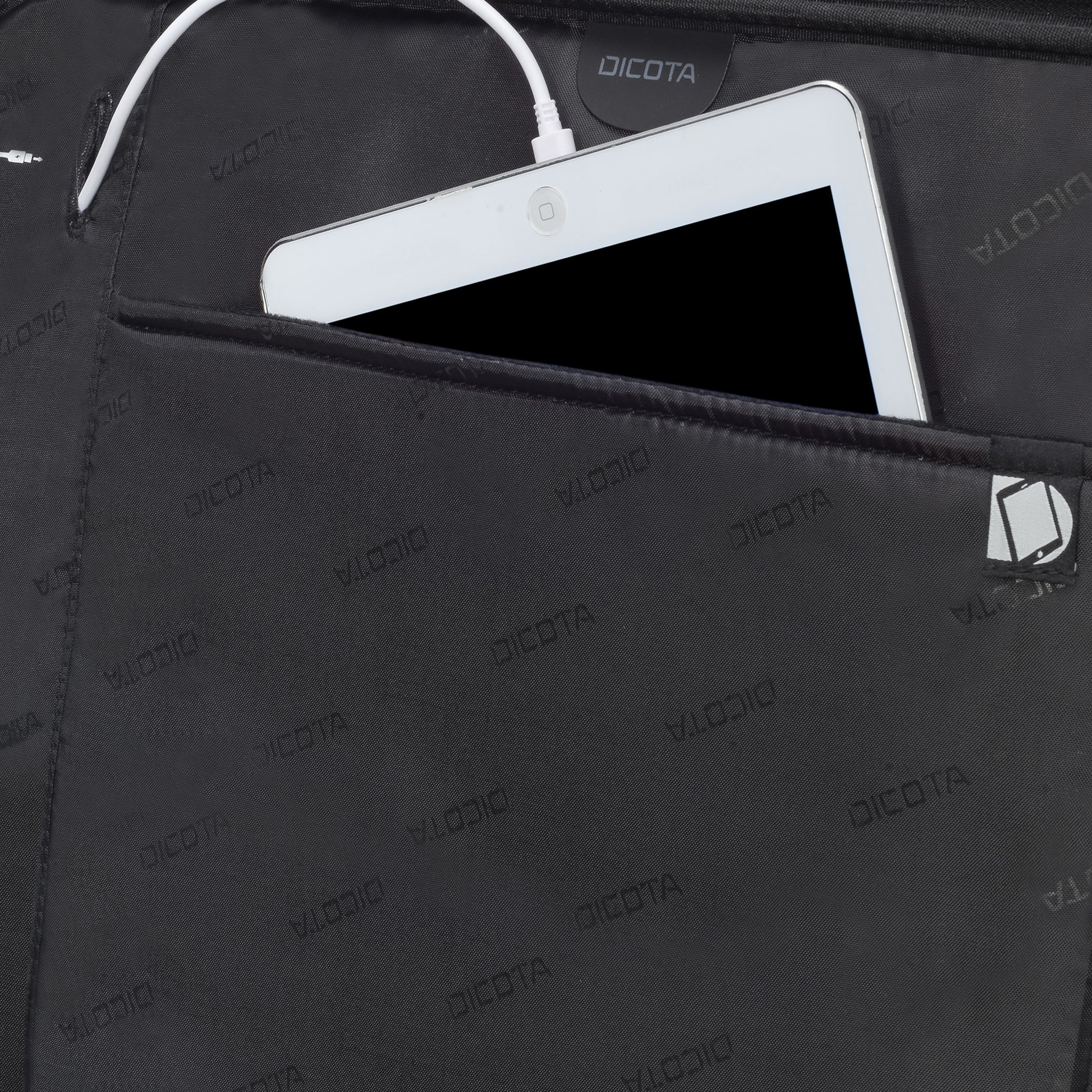 DICOTA Eco Rucksack Select – Notebook-Rucksack – für 15–17,3" Notebook, Schwarz