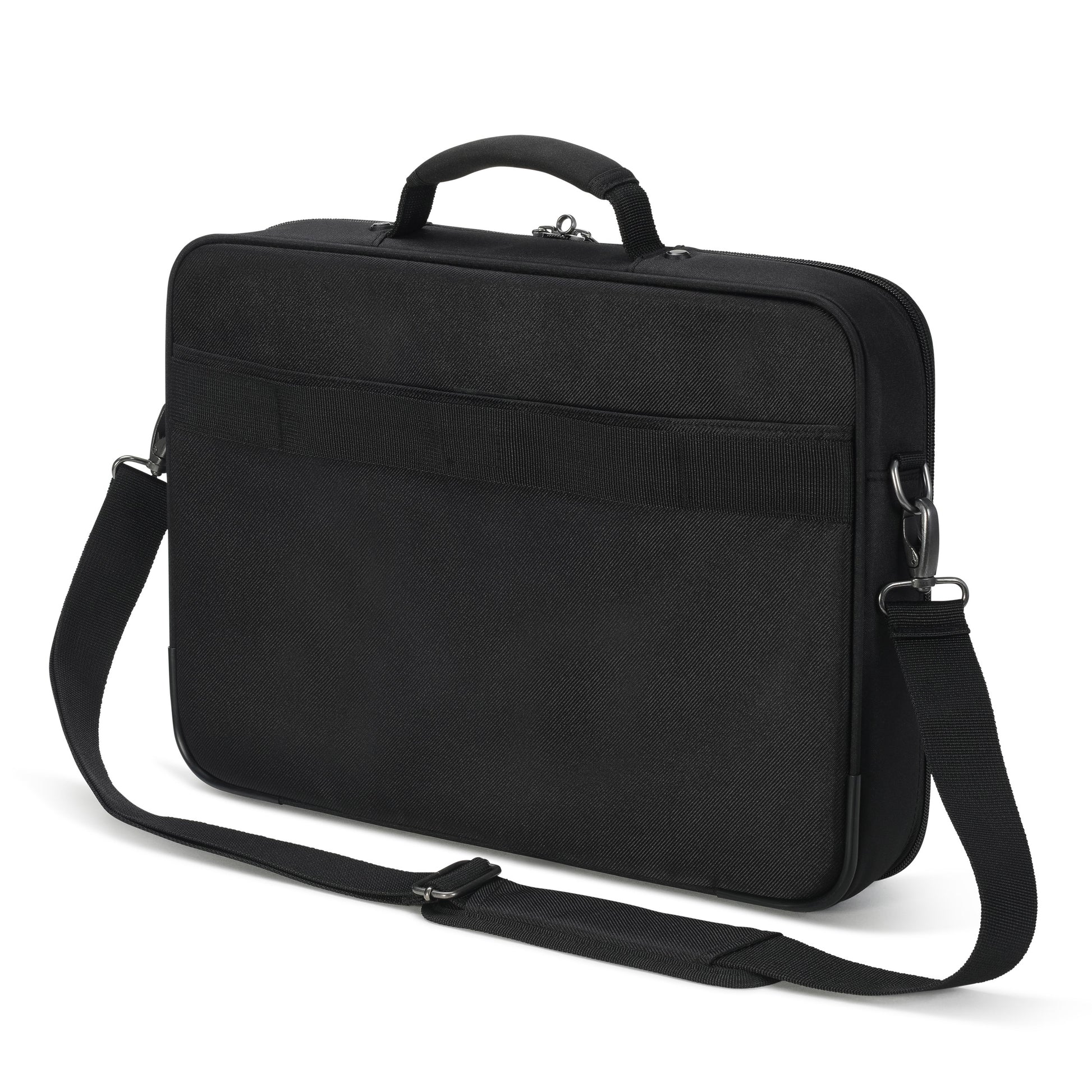 DICOTA Notebook-Tasche für Notebooks bis 17,3" – abnehmbarer Schultergurt, Fronttaschen – Schwarz