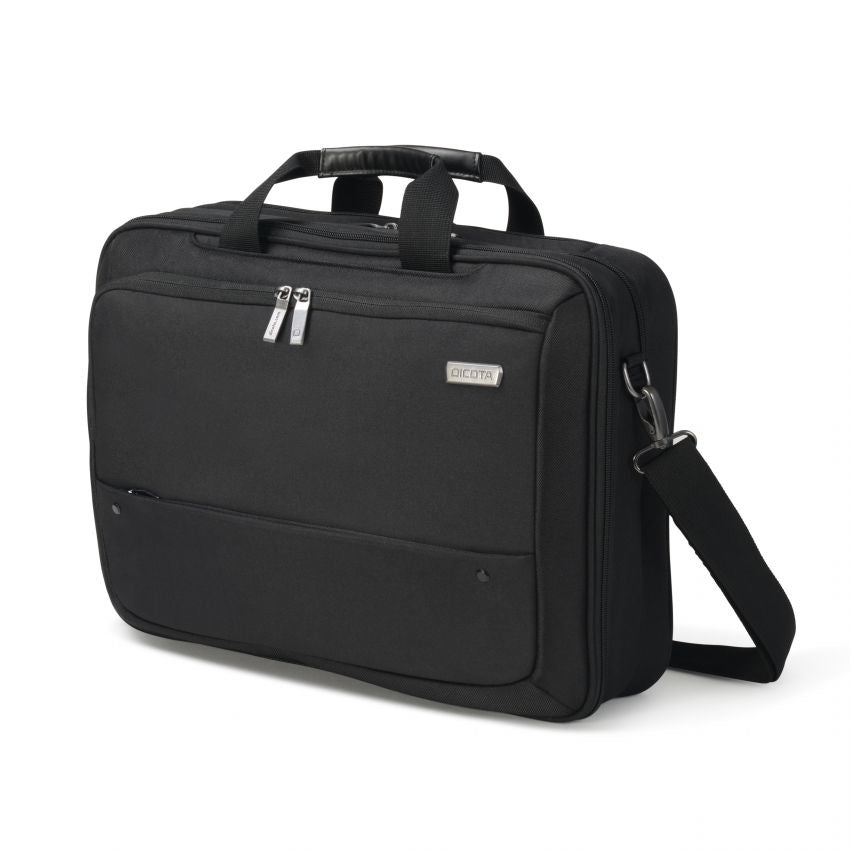 DICOTA ECO TOP TRAVELLER DUAL SELECT Notebook-Rucksack bis 15,6" – erweiterbar – Schwarz