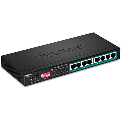 Trendnet TPE-LG80 – Unmanaged Switch – 8× 1G, 8× PoE+, PoE-Budget 65 W, Desktop