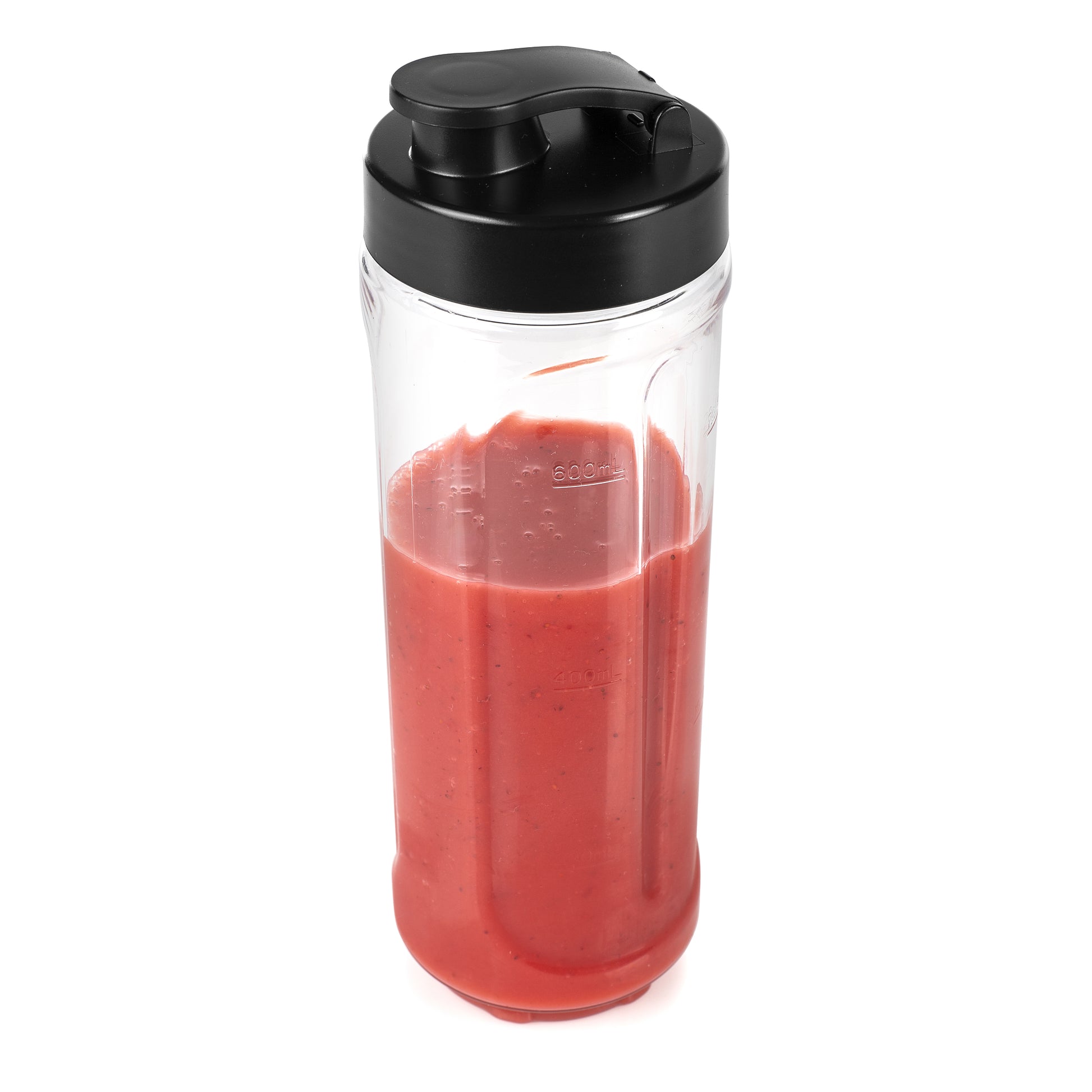 Princess Smoothie-Mixer 217401011 – 0,6 l, 300 W, spülmaschinenfest – schwarz/edelstahl/transparent