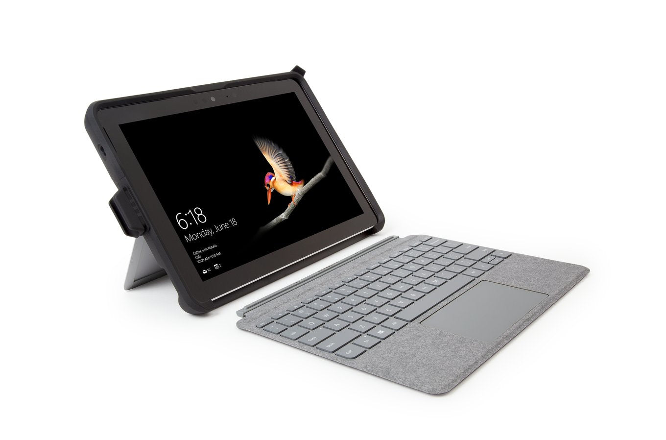 Kensington BlackBelt Tablet-Hülle für Surface Go, Surface Go 2, Surface Go 3 10,1" – Schwarz