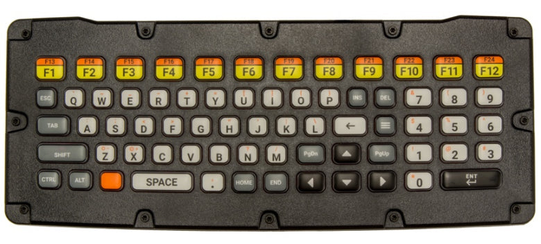 Zebra KYBD-QW-VC-01 – Tastatur, kabelgebunden (USB-A/USB-C), US-Layout (EN), beleuchtet, schwarz – für VC8x