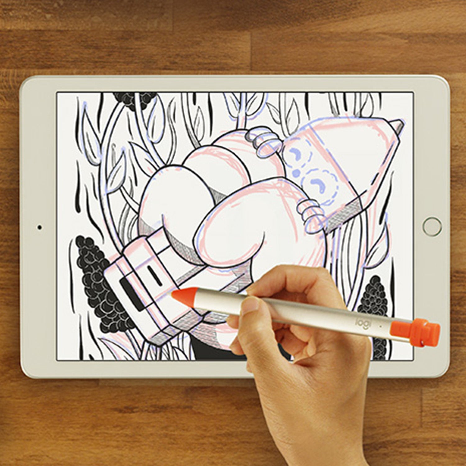 Logitech Crayon Zubehörtasche – Intense Sorbet