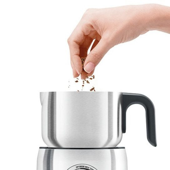 Sage Milchaufschäumer Milk Café – 800 ml, 500 W, Induktion – Silber/Edelstahl