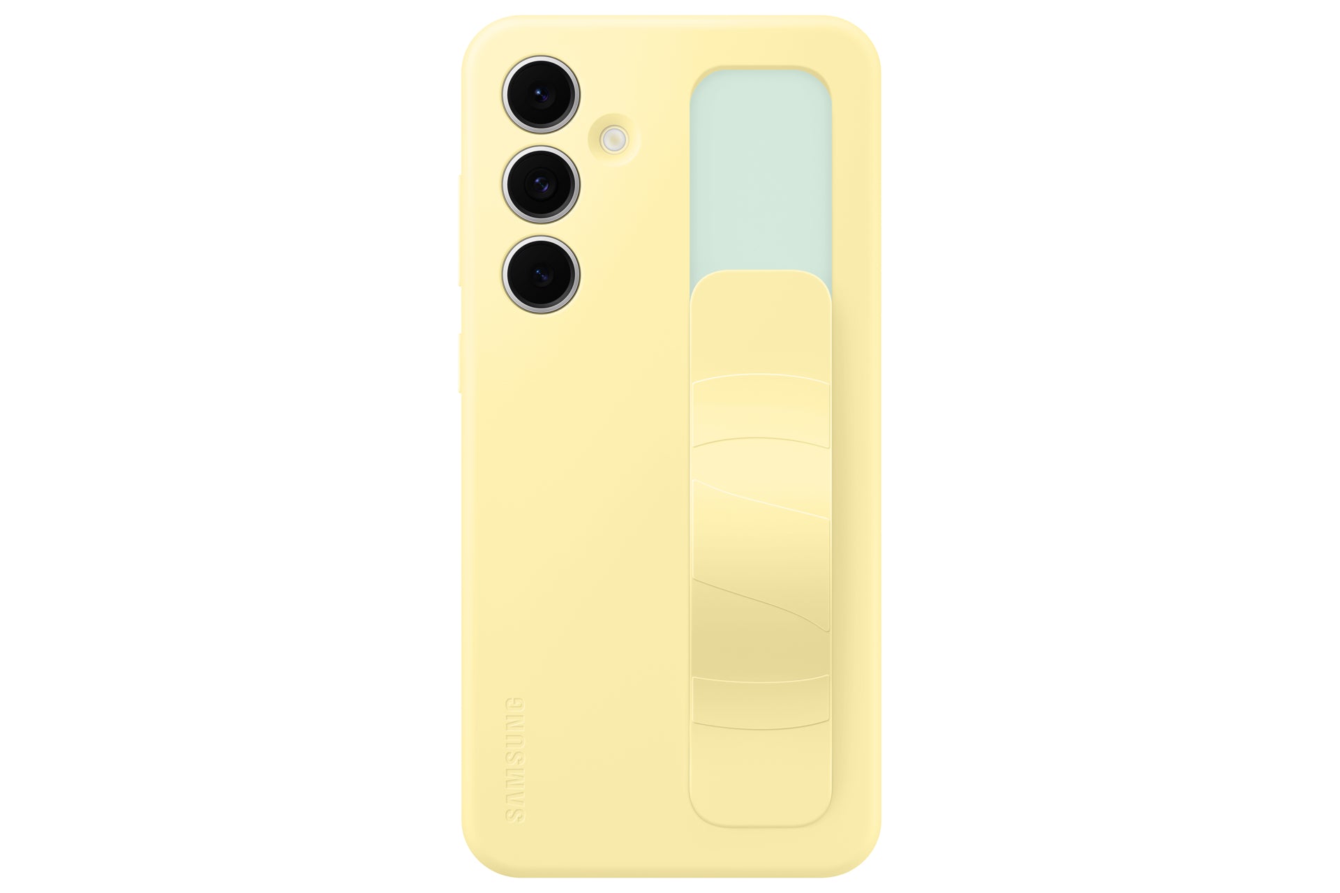 Samsung Backcover – für Galaxy S24 FE – gelb – Silikon