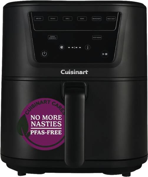 Cuisinart Heissluftfritteuse AFS8OBLE – 7,6 l, Grill- und Warmhaltefunktion, 2000 W – Schwarz