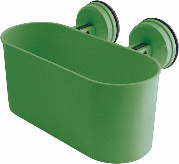 Eurotrail Utensilienhalter (wandmontiert) 26 × 10,8 × 11,9 cm, ABS, grün, für Campingküche