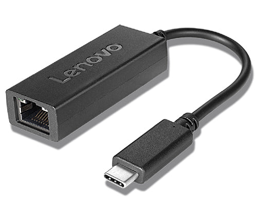 Lenovo 4X90S91831 Netzwerkadapter USB-C zu RJ-45 – 1× RJ-45, Schwarz