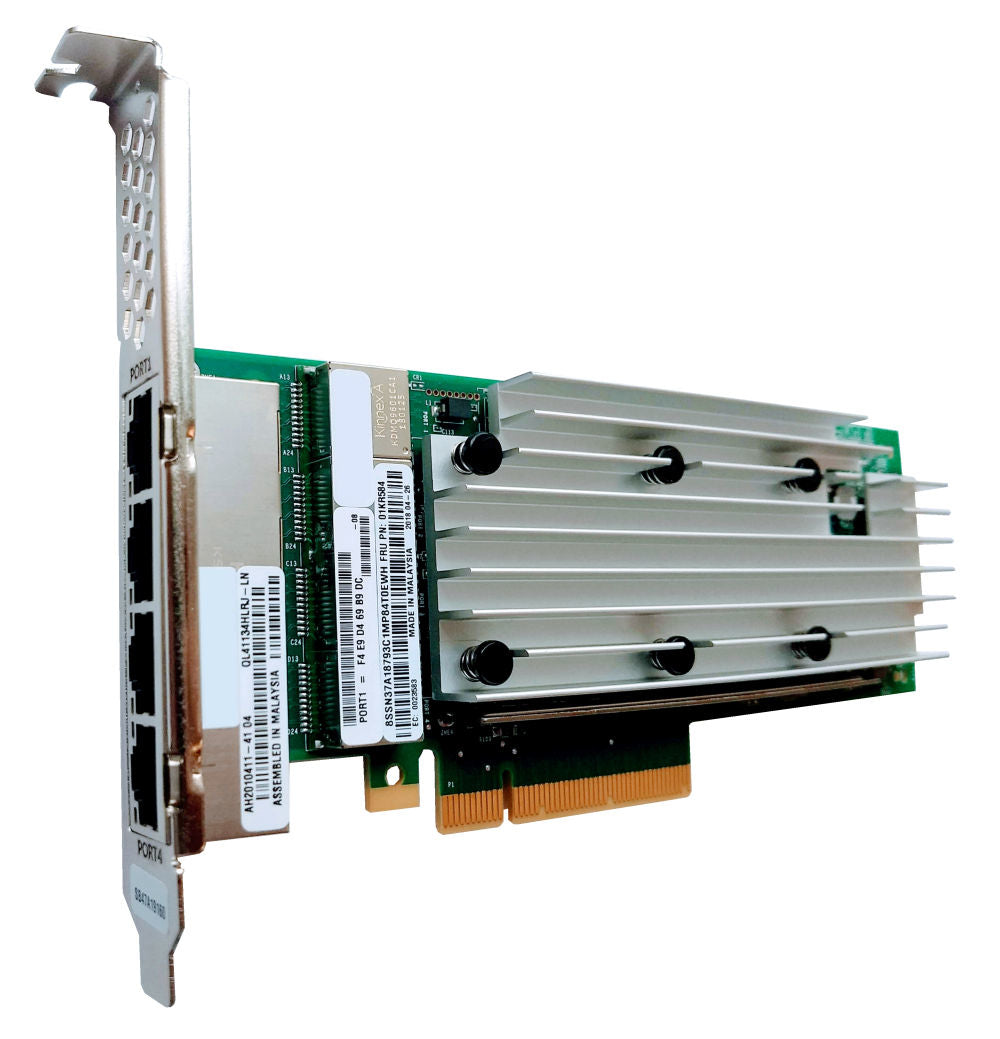 Lenovo ThinkSystem QL41134 10G-Karte – PCIe, 4× RJ-45, für Server