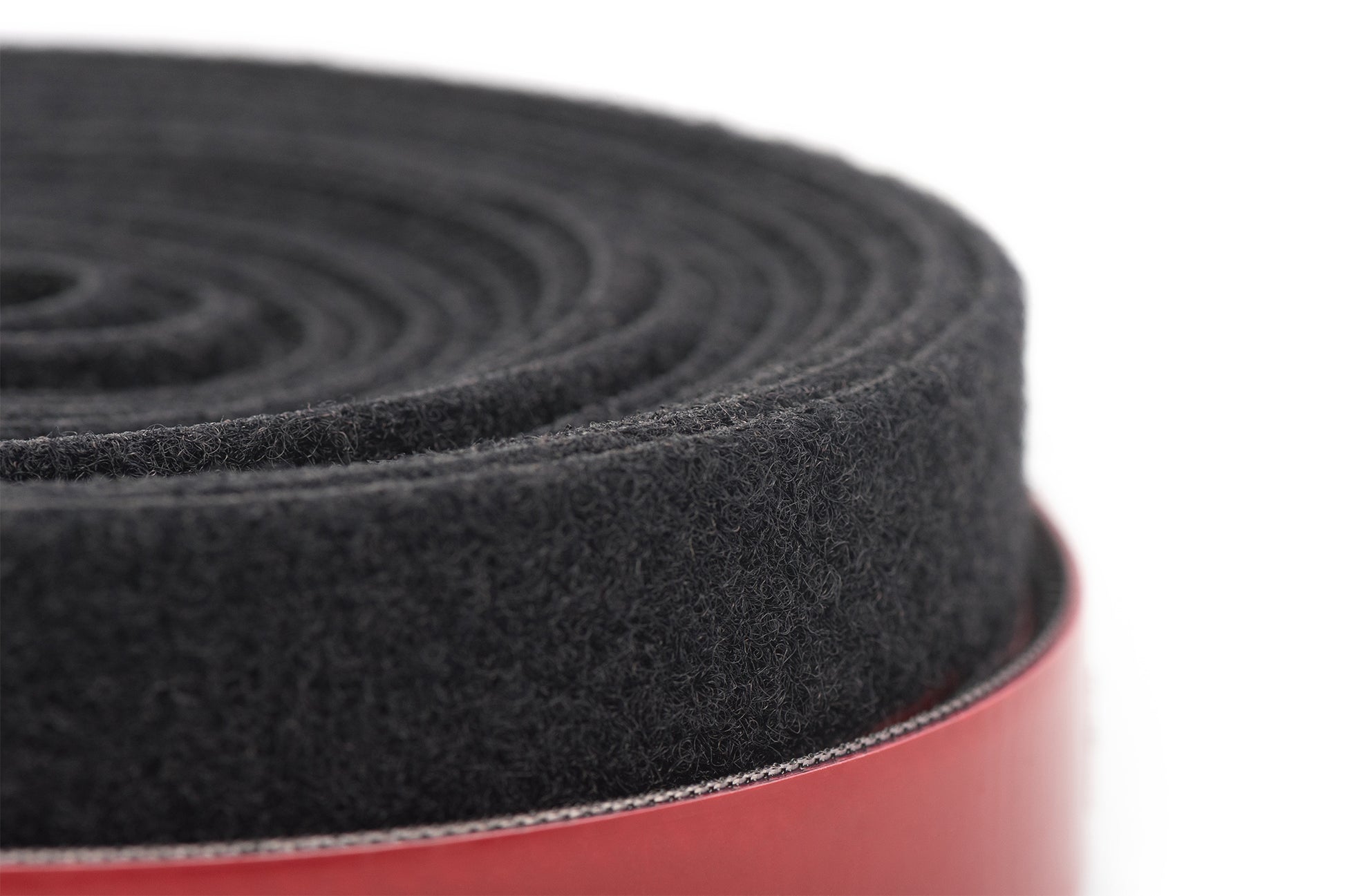 Digitus Klettband – schwarz, rot, Polyamid, selbstklebend, Set, 1 Stück