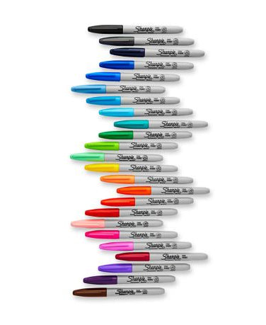 Sharpie Permanent Marker – sortiert, 30 Stück