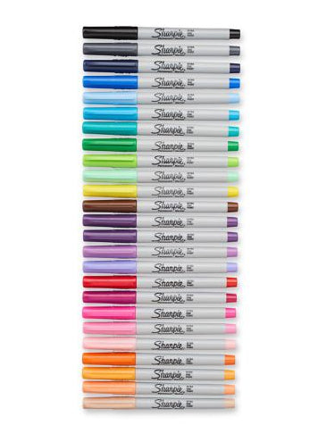 Sharpie Permanent Marker – sortiert, 30 Stück