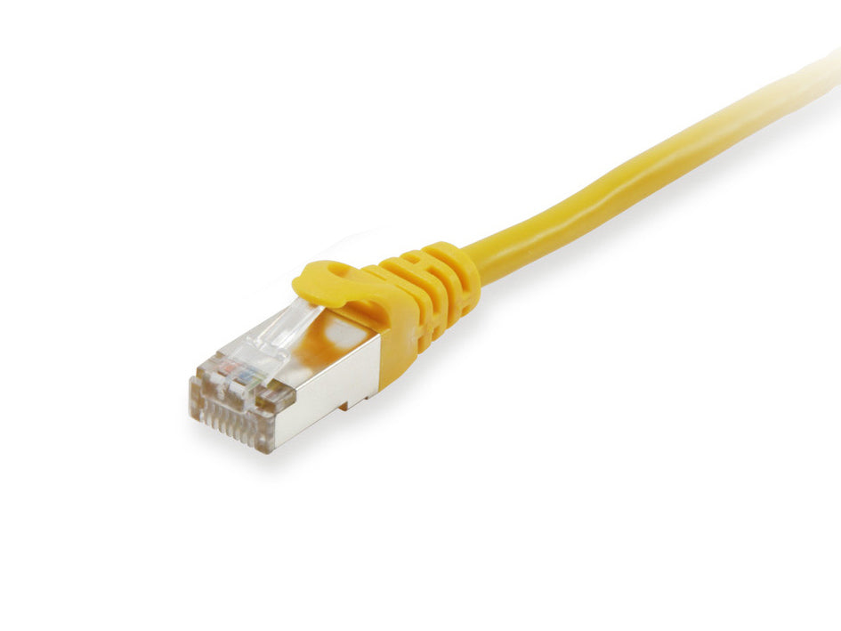 Equip Patchkabel – Cat6a S/FTP, 0,5 m, Gelb, LSZH, RJ-45