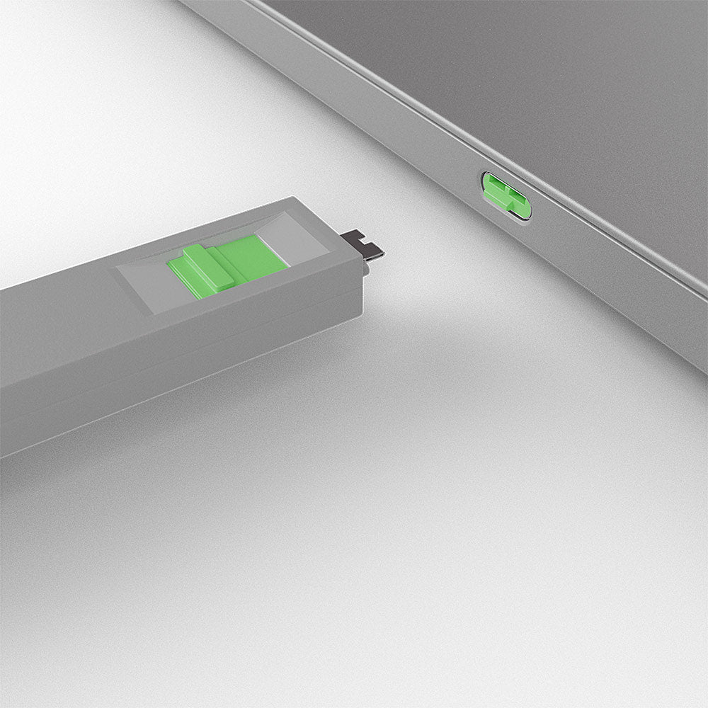 Lindy USB-C-Port-Blocker – für USB-C-Anschlüsse, Grün