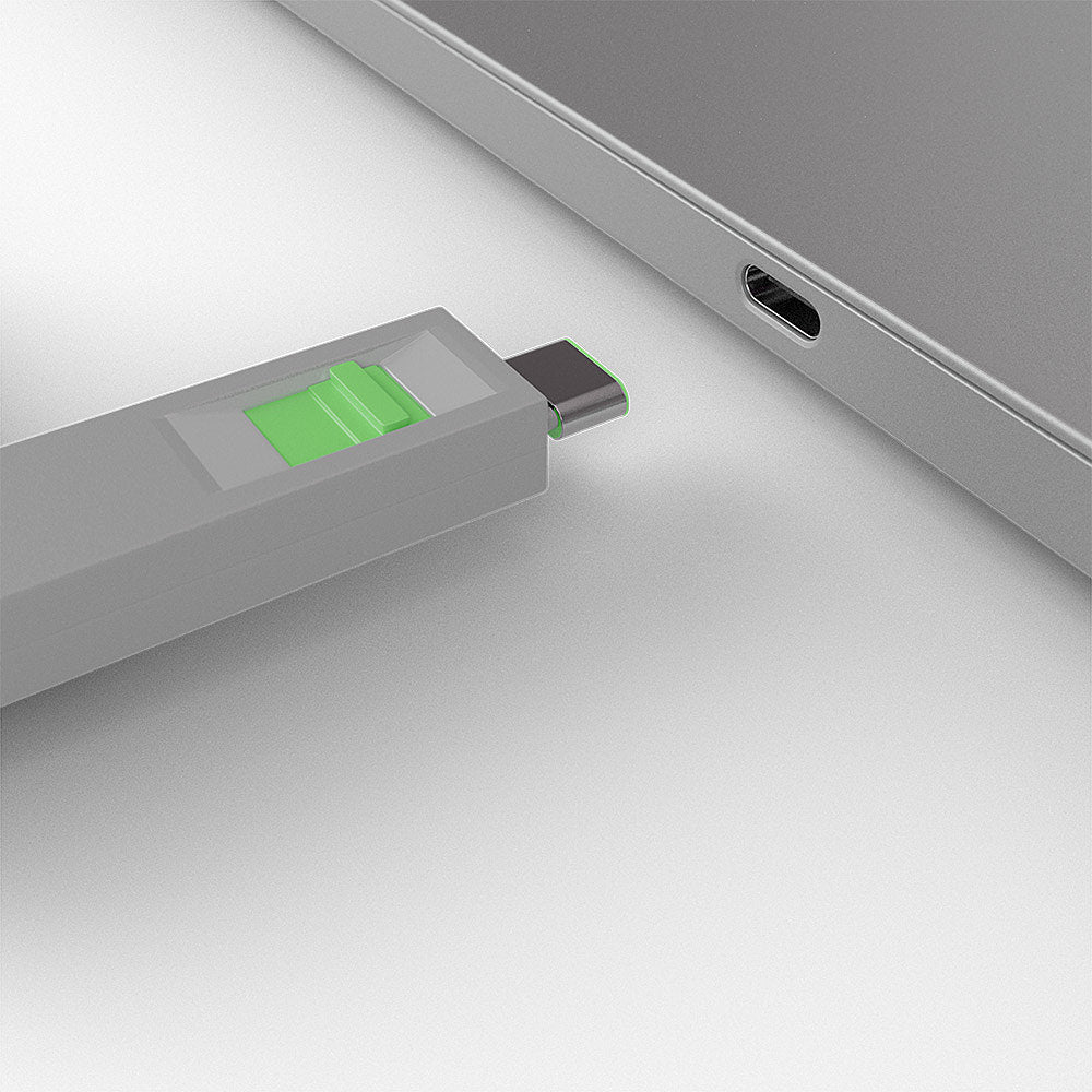 Lindy USB-C-Port-Blocker – für USB-C-Anschlüsse, Grün