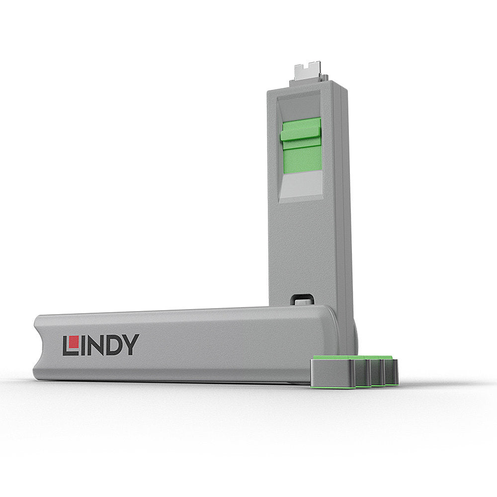 Lindy USB-C-Port-Blocker – für USB-C-Anschlüsse, Grün