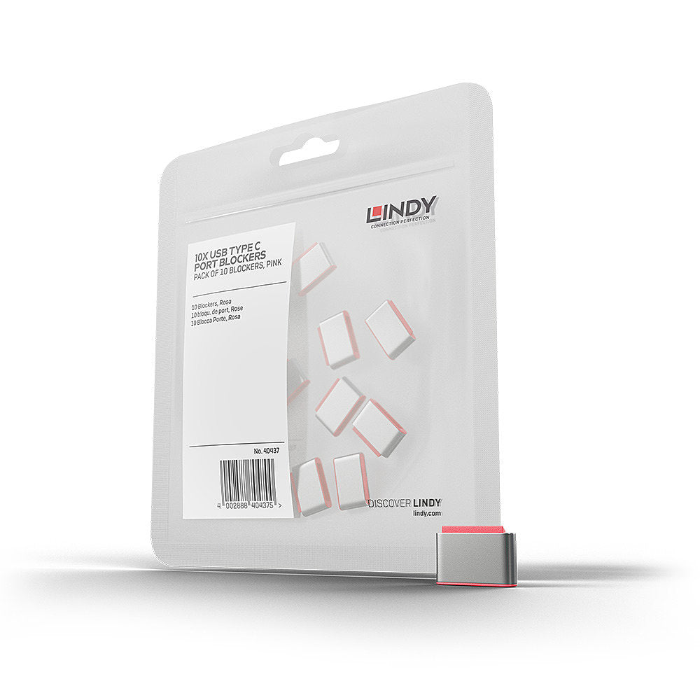 LINDY USB-C-Portblocker – rot