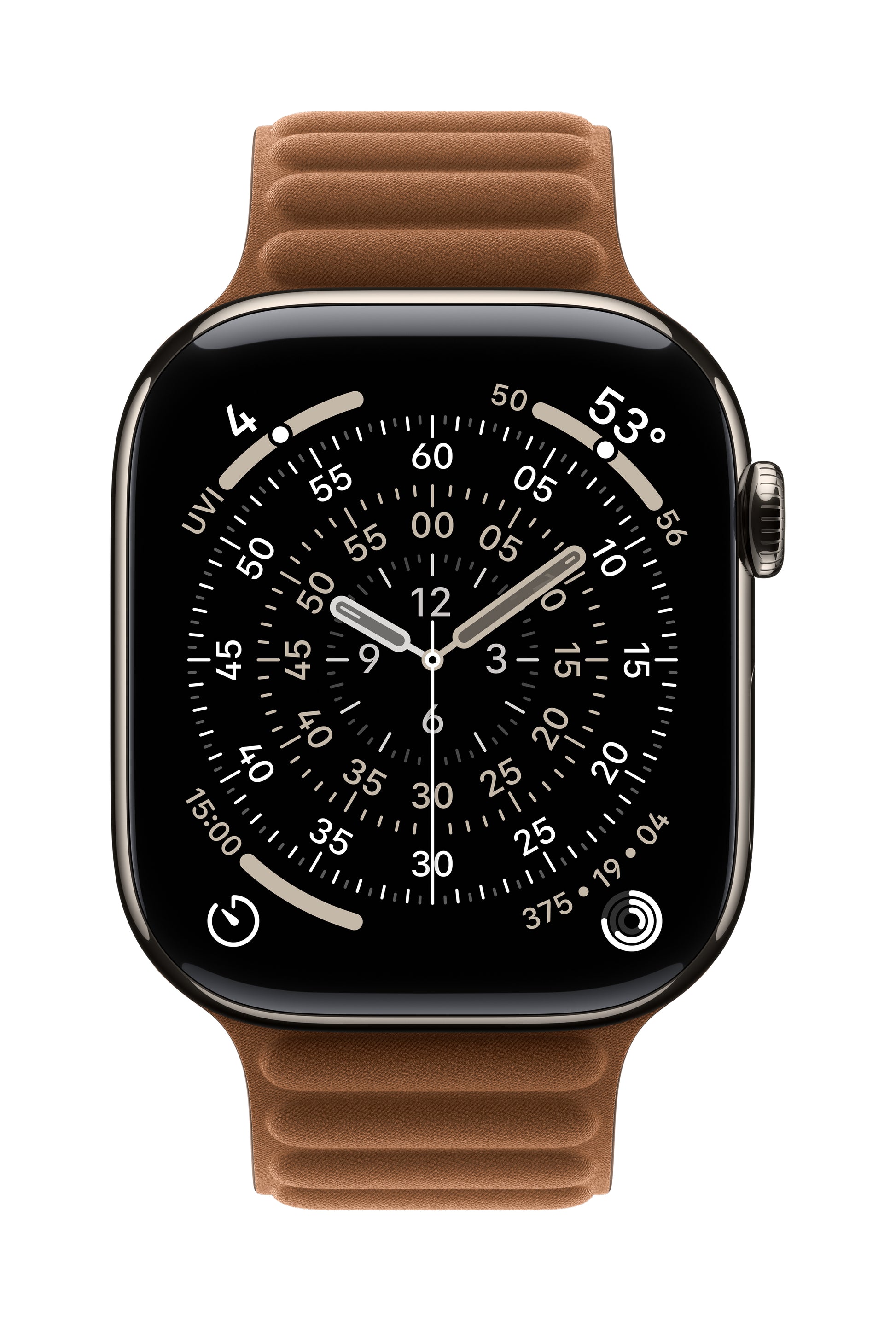 Apple Magnetic Link – Armband – für Apple Watch 46 mm, Caramel, M/L, Polyester