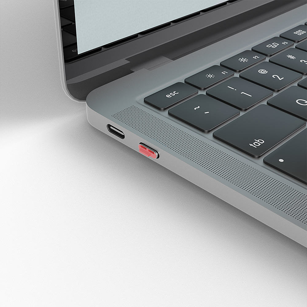 LINDY USB-C-Portblocker (Schlüssel) – Rot