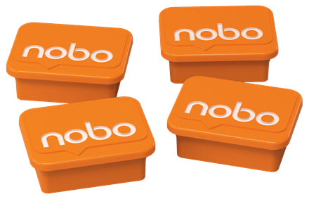 Nobo Starter-Kit, inkl. 4 Haftmagneten, Orange – für Whiteboards