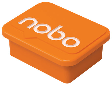 Nobo Starter-Kit, inkl. 4 Haftmagneten, Orange – für Whiteboards