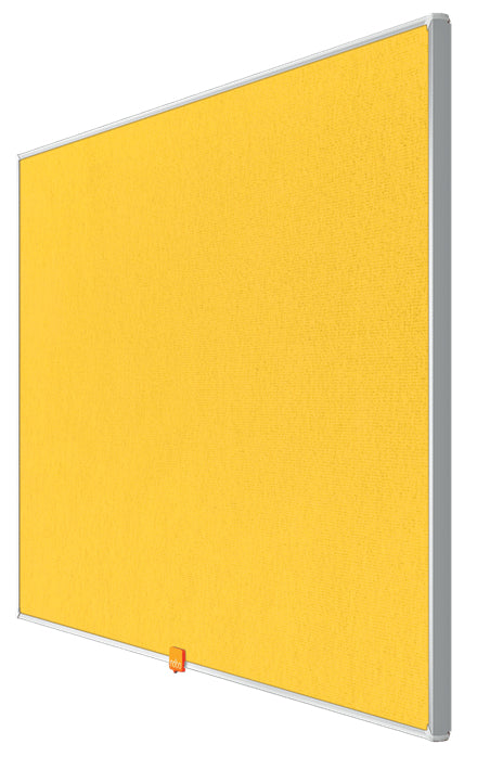 Nobo Pinnwand – Filz – 90 × 51 cm, gelb