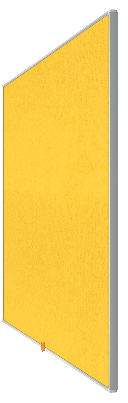 Nobo Pinnwand – Filz – 123 × 70 cm, gelb