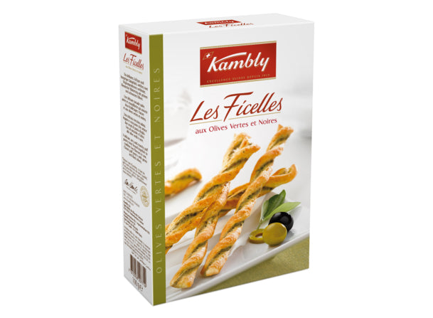 Kambly Les Ficelles Cracker – Olive – 100 g