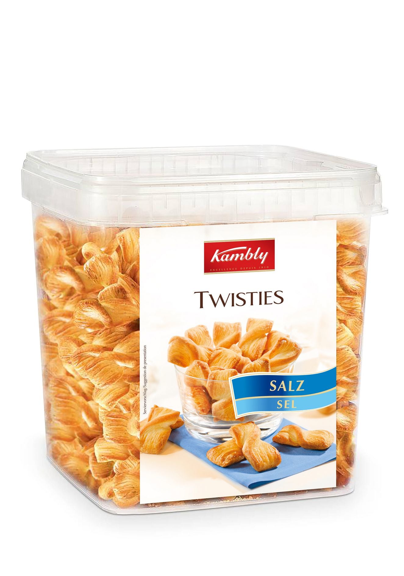 Kambly Twisties Cracker – Salz – 950 g