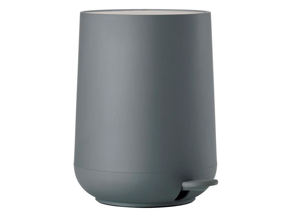 Zone Denmark Treteimer Nova – 5 l – Kunststoff (ABS), rund – grau – Soft-Touch