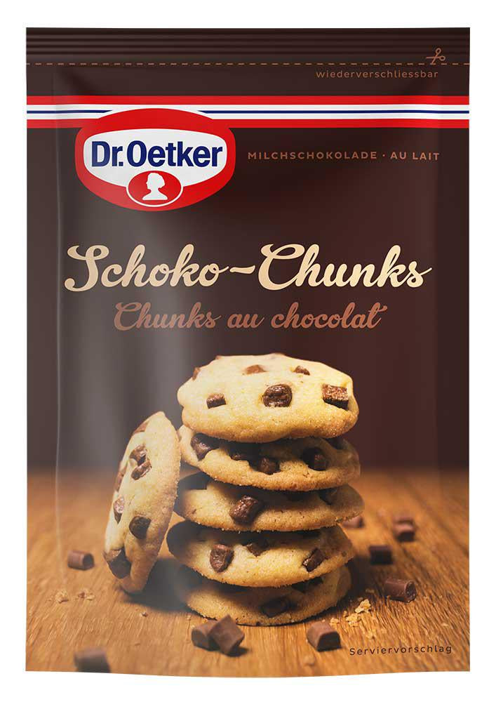 Dr. Oetker Milchschokoladenstückchen – 100 g