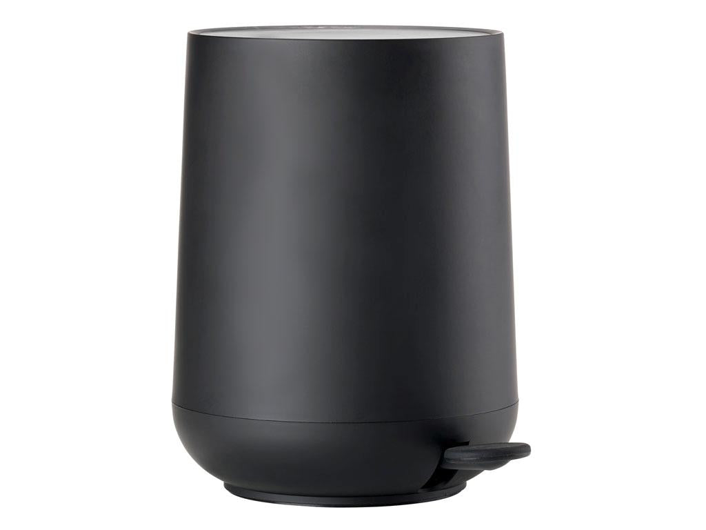 Zone Denmark Papierkorb Nova – 5 l – Kunststoff, schwarz – Ø 230 × H 290 mm