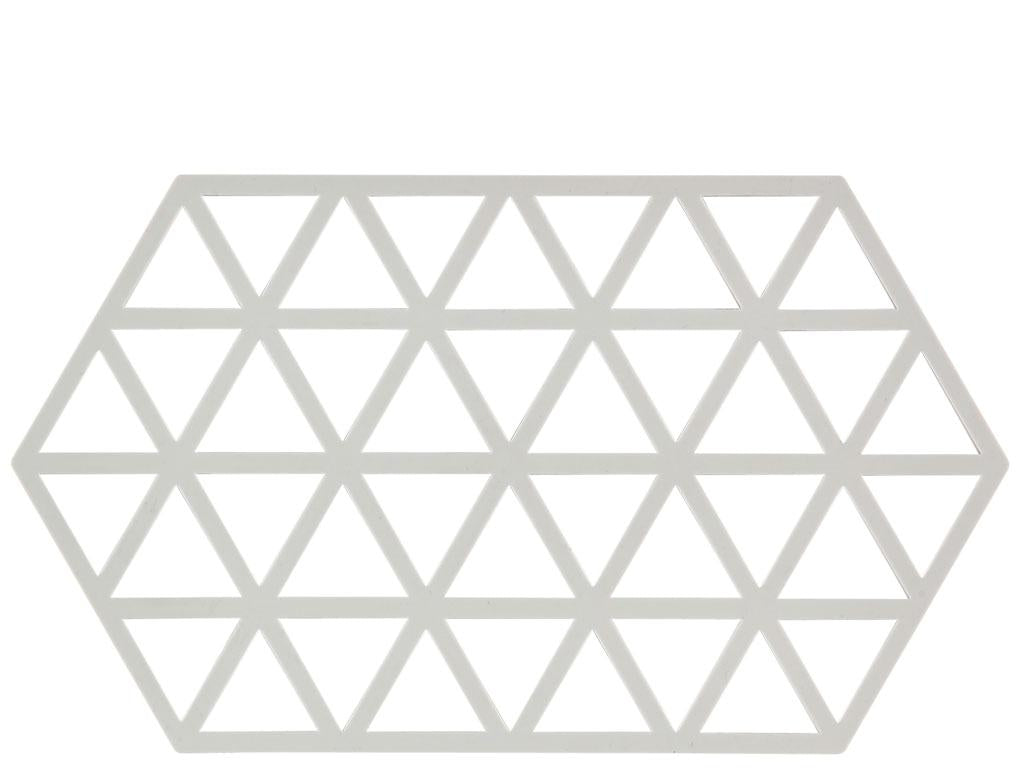 Zone Denmark Topfuntersetzer 24 × 14 × 0,9 cm, Silikon, Hellgrau