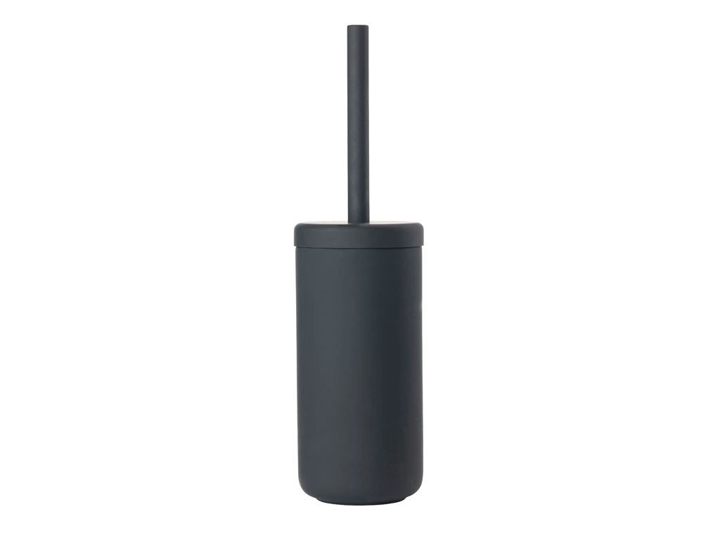 Zone Denmark WC-Bürstenset – Keramik, Steingut, schwarz, H 38,7 cm, Ø 10 cm