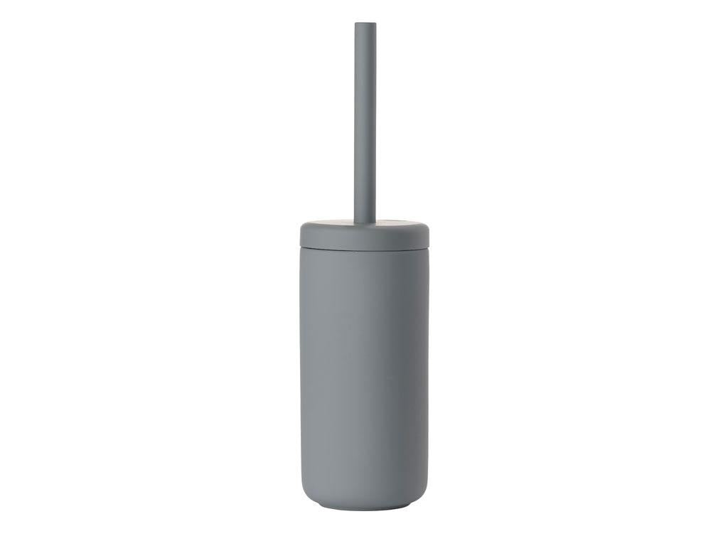 Zone Denmark WC-Bürstenset – Keramik, Grau, H 38,7 cm, Ø 10 cm