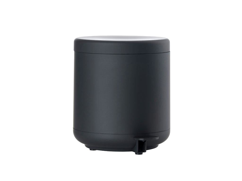 Zone Denmark Papierkorb – 4 l – Kunststoff, Schwarz – Ø 195 × H 220 mm