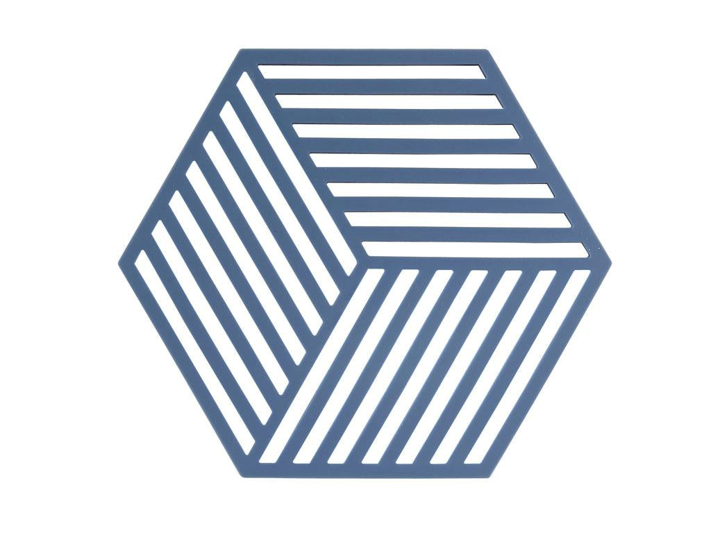 Zone Denmark Teekannen-Untersatz, Silikon, 16 × 14 × 0,9 cm, Blau, für Pfanne