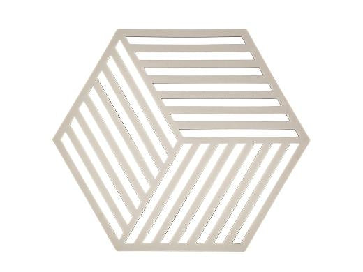 Zone Denmark Topfuntersetzer 16 × 14 × 0,9 cm, Silikon, Hellgrau
